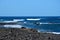 Volcanic remains on Fuerteventura coast