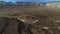 Volcanic Rock Formation Aerial Shot of Volcano in Eastern Sierra California USA Forward Tilt Down