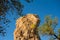 Volcanic rock formations in the desert