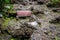 Volcanic rocks of the collapsed cave of Mount Fengluling at the bottom of the crater in Huoshankou volcanic cluster national park