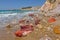 Volcanic rocks, Fyriplaka beach, Milos island