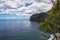 Volcanic rocks of Los Gigantos on the island of Tenerife Spain