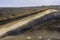 Volcanic strata in Tenerife, Canary Islands