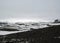 Volcanic white&black landscape of Fimmvorduhals between Eyjafjallajokull and Myrdalsjokull Fimmvorduhals Trek from Skogar to