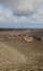 Volcano crater in Timanfaya National Park,