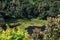 Volcano crater of Trou aux Cerfs in Mauritius