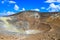 Volcano crater on Vulcano island, Lipari, Sicily