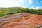 Volcano earth in Chamarel, Mauritius