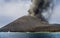 Volcano eruption. Anak Krakatau