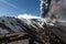 Volcano etna eruption