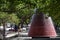 Volcano Fountain in Lisbon, Portugal