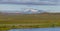 The volcano Hekla in Iceland shot in summer