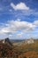 Volcano landscape in puy-de-dome auvergne france