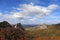 Volcano landscape in puy-de-dome auvergne france