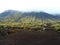 Volcano and lava fields