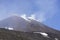 Volcano Mount Etna with smoking peak of main crater, Sicily, Italy