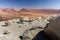 Volcano mountains landscape Salar De Uyuni, travel Bolivia