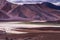 Volcano Pissis, Catamarca and Black lagoon Laguna Negra