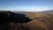 Volcano piton de la Fournaise Reunion island helicopter view.