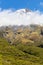 volcano Taranaki covered in clouds, New Zealand