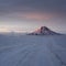 Volcano Vilyuchinsky during sunset. Kamchatka, Russia