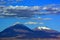 Volcanoes in Atacama desert