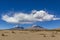 Volcanoes near the Sajama national park.