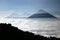 Volcanoes over a see of clouds