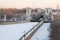 Volga-Don canal named after VI Lenin, the gateway 2, winter Volgograd