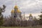 Volgograd. Russia-1 April 2017. Building of the temple All Saints at Mamayev Kurgan in Volgograd