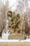 Volgograd. Russia - February 3, 2019. The sculptural composition - the collapse of fascism in the Heroes` Square on Mamayev Kurga