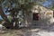 Volimes village Anafonitria Monastery / Zakynthos - September  27, 2021: Endo of touristic season sightseeing