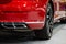 Volkswagen Arteon exhaust muffler, rear view, closeup