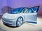 Volkswagen I.D. Concept autonomous electric car VW ID at IAA 2017 Frankfurt Motor Show