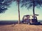 Volkswagen Kombi on the beach