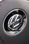 Volkswagen logo on wheel