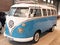 Volkswagen Type 2 Minibus 1960 sixties Classic VW logo brand and text sign Camper Van