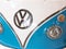 Volkswagen Type 2 Minibus 1960 sixties Classic VW logo brand and text sign Camper Van