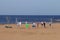 Volleyball on beach