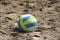 Volleyball beach ball sand equipment sports