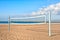 Volleyball Court At The Beach