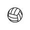 Volleyball icon simple flat vector illustration