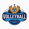 Volleyball League vector logo for sport team