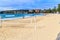 Volleyball nets on Manly beach