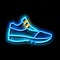 Volleyball Shoes Sneakers neon glow icon illustration