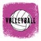 Volleyball typographical vintage grunge style poster. Retro vector illustration.