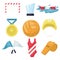 Volleyball water sport player accessories beachball icons vector illustration. Healthy volley ball training pool. Water