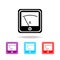 volmeter Indicator icon. Elements of electricity in multi colored icons. Premium quality graphic design icon. Simple icon for webs