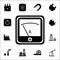 volmeter Indicator icon. Set of energy icons. Premium quality graphic design icons. Signs and symbols collection icons for website