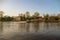 Vologda. Beautiful spring day on the Bank of the Vologda river
